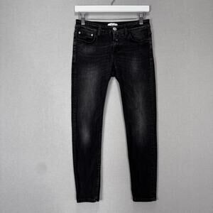 Closed Baker Skinny Jeans Womens 25 Black Candiani Denim Y2K Grunge Streetwear